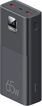 УМБ Usams PB68 30000 mAh QC3.0+PD3.0 65W Black (ATXLOGTC01)