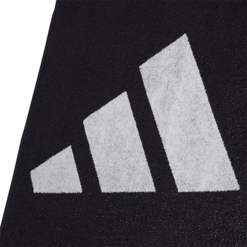 Ręcznik Adidas 50 x 100 cm Czarno-biały (4067887832328)