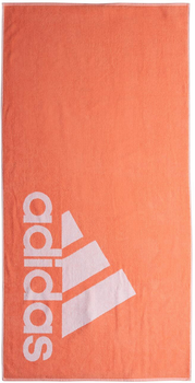 Ręcznik Adidas sportowy 70 x 140 cm Koralowy (4066752719184)