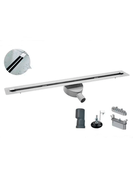 Трап для душа 80 см тонкий SUS304 Koer FD07-20x800-Slender KR5137 нержавеющая сталь SUS304