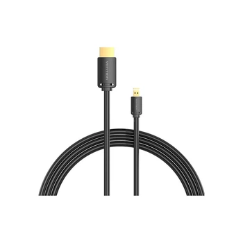 Кабель мультимедийный HDMI to Micro HDMI 1.5m V2.0 4K 60Hz 18Gbps HDR Dolby VENTION (m512574)