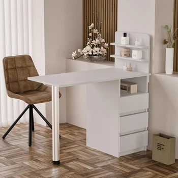 Столик для манікюру Furnigrade МС4 білий 108х110х50