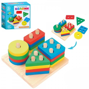 Деревянная игрушка Tree Toys Геометрика MD-0818 4908897