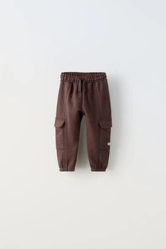 Джогери утеплені на хлопчика Zara 86 см коричневі