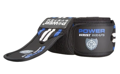 Кистевые бинты Power System PS-3500 Wrist Wraps сине-черные (PS-3500_Blue-Black)