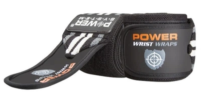 Кистевые бинты Power System PS-3500 Wrist Wraps серо-черные (PS-3500_Grey-Black)