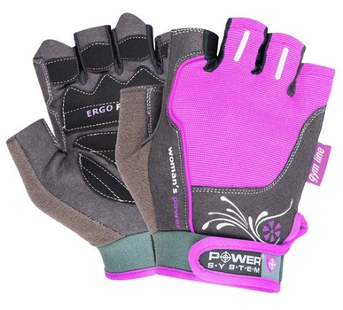Рукавички для фітнесу Power System PS-2570 Woman’s Power жіночі рожеві S (PS-2570_S_Pink)