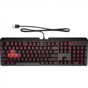 Клавиатура HP OMEN Encoder LED 104key Cherry MX USB (6YW76AA)[11897]