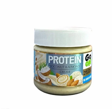 Крем-десерт із високим вмістом білка GO ON Protein Coconut and Almond cream 180gr