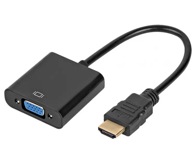 Адаптер перехідник HDMI на VGA конвертер активний процесор (093i)