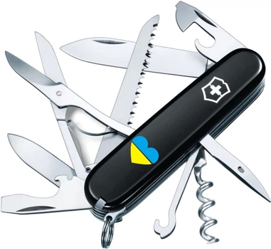 Нож Victorinox Huntsman Ukraine Черный (Vx13713.3_T1090u)