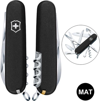 Ніж Victorinox Huntsman Mat Чорний (Vx13713.3_M0007p)
