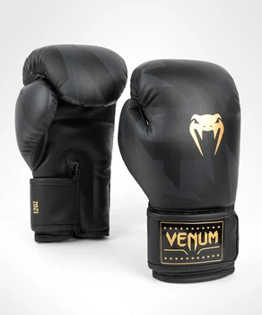 Боксерские перчатки Venum Razor Boxing Gloves Black Gold (VENUM-04689-126-12OZ)