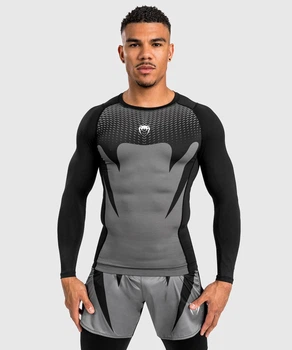 Рашгард з довгим рукавом Venum Attack Longsleeve Rashguard Black (VENUM-05209-001-L)
