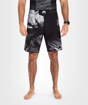Шорты для MMA Venum Gorilla Jungle Fightshort Black White (VENUM-05080-108-XXL)