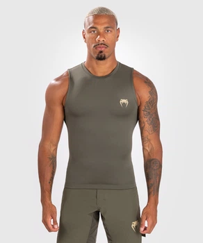 Рашгард-безрукавка Venum Contender Sleeveless Rashguard Khaki (VENUM-05163-015-S)