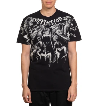 Футболка Affliction Crows Tee Black (A27574-BK-S)