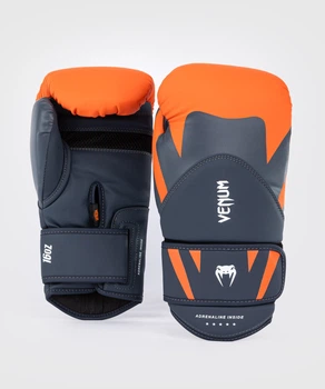 Боксерские перчатки Venum Challenger 4.0 Boxing Gloves Orange Navy Blue (VENUM-05141-454-8oz)