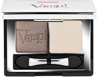 Тіні для повік Pupa Vamp! Compact Duo 06 Brown Vanilla 2.2 г (8011607238002)