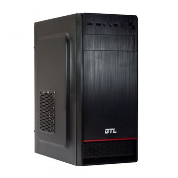 Корпус gtl t1610+ Black, 500w, Mini Tower, Micro atx / Mini itx, 2xUSB 2.0, 370x176x410 мм, 0.4 мм, 2.6 кг