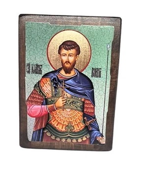 Икона Иоанн Воин святой (на дереве) 170*230 мм