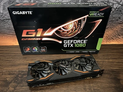 Видеокарта GIGABYTE GeForce GTX 1080 8GB GDDR5X Б/У