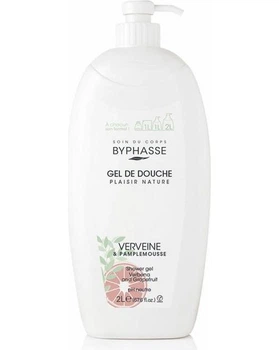 Крем-гель для душу Byphasse Caresse Shower Cream 2 л Вербена та Грейпфрут