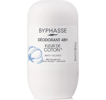 Дезодорант роликовий Byphasse Roll-on deodorant 48h 50 мл Cotton Fleur