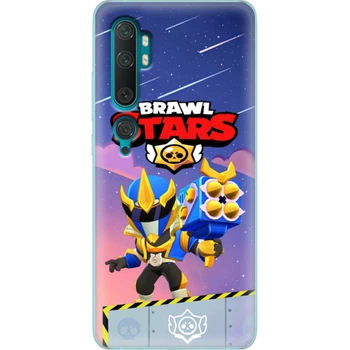 Силіконовий Чохол з Картинкою для Xiaomi Mi Note 10 Pro Принт (Бравл Старс Брок, Brawl Stars Brock) (038537-ysm022)