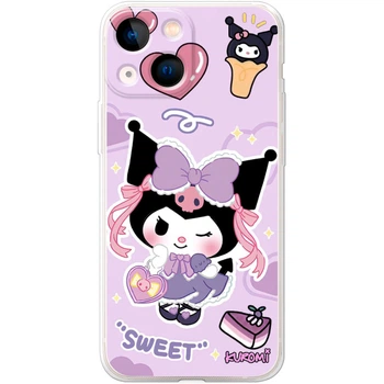 Силиконовый Чехол с Картинкой для iPhone 13 mini Принт (Куроми, Kuromi) (43839-ysm030)