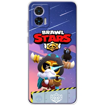 Силиконовый Чехол с Картинкой для Motorola Edge 30 Neo Принт (Бравл Старс Корделиус, Brawl Stars Cordelius) (47758-ysm024)