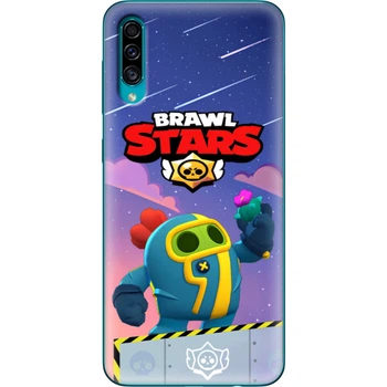 Силиконовый Чехол с Картинкой для Samsung Galaxy A30S (A307) Принт (Бравл Старс Спайк, Brawl Stars Spike) (38164-ysm023)