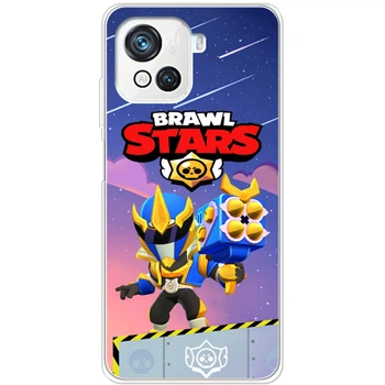 Силиконовый Чехол с Картинкой для Blackview Oscal C80 Принт (Бравл Старс Брок, Brawl Stars Brock) (48126-ysm022)