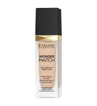 Основа тональна адаптуюча EVELINE LIGHT PORCELAIN WONDER MATCH 30 мл. 16