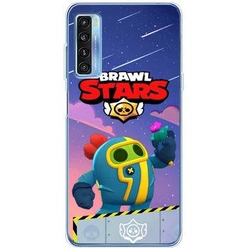 Силіконовий Чохол з Картинкою для TCL 20L Plus Принт (Бравл Старс Спайк, Brawl Stars Spike) (56080-ysm023)
