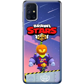 Силиконовый Чехол с Картинкой для Samsung Galaxy M31s (M317) Принт (Бравл Старс Сту, Brawl Stars Stu) (40942-ysm026)