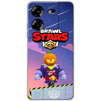 Силіконовий Чохол з Картинкою для Tecno Pova 5 Принт (Бравл Старс Сту, Brawl Stars Stu) (48113-ysm026)
