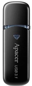 USB накопитель APACER AH355 128ГБ USB 3.2 Type-A черний