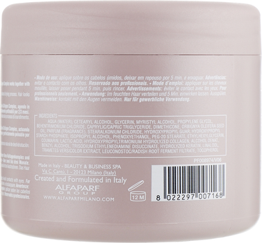 Nawilżająca maska do włosów Alfaparf Lisse Design Keratin Therapy 500 ml (8022297141398)