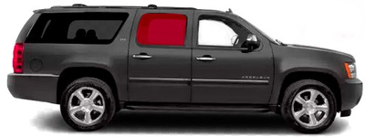 Chevrolet Tahoe 2007-2014 Бокове скло заднє праве (опускне) 26940A GUARDIAN (США)