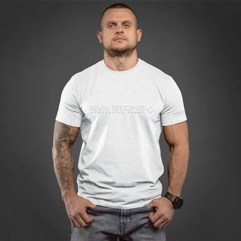 Футболка SvaStone Logo white 2XL