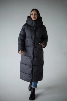 Зимовий жіночий пуховик UF-Fashion Milana-KL 44 графітовий