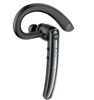 Универсальная безпроводная удобная компактная гарнитура Bluetooth Hoco S19 Metal Gray с микрофоном