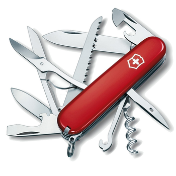 Комплект Victorinox Ніж Huntsman Red 1.3713 + Подарункова коробка для ножа 91мм vix-2