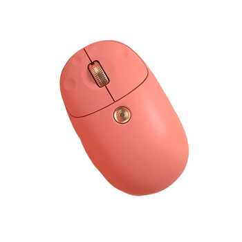 Мышь BOW MD198L с беспроводным подключением Bluetooth и USB 2.4G, аккумулятором, 1600DPI, scarlet rose