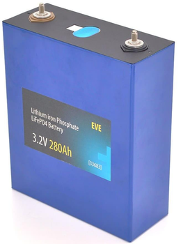 Акумуляторна батарея для ДБЖ EVE LiFePo4 3.2V 280AH EVE-3.2V-280AH