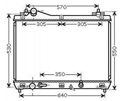 Радиатор охлаждения двигателя STARLINE SZ2105 Suzuki Grand Vitara 1770065J10, 1770065J00000, 1770065J30A00
