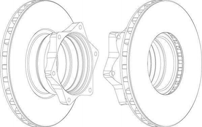 Тормозные диски BERAL BCR165A Opel Vivaro 6684230112