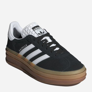 Sneakersy damskie na platformie adidas Originals Gazelle Indoor W IE0876 38 Czarne (4067886770836)