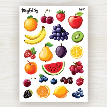 Стикерлист MriyTaDiy Set 115, модель "Фрукты"